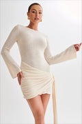 High-End Sexy Knit Mini Dress