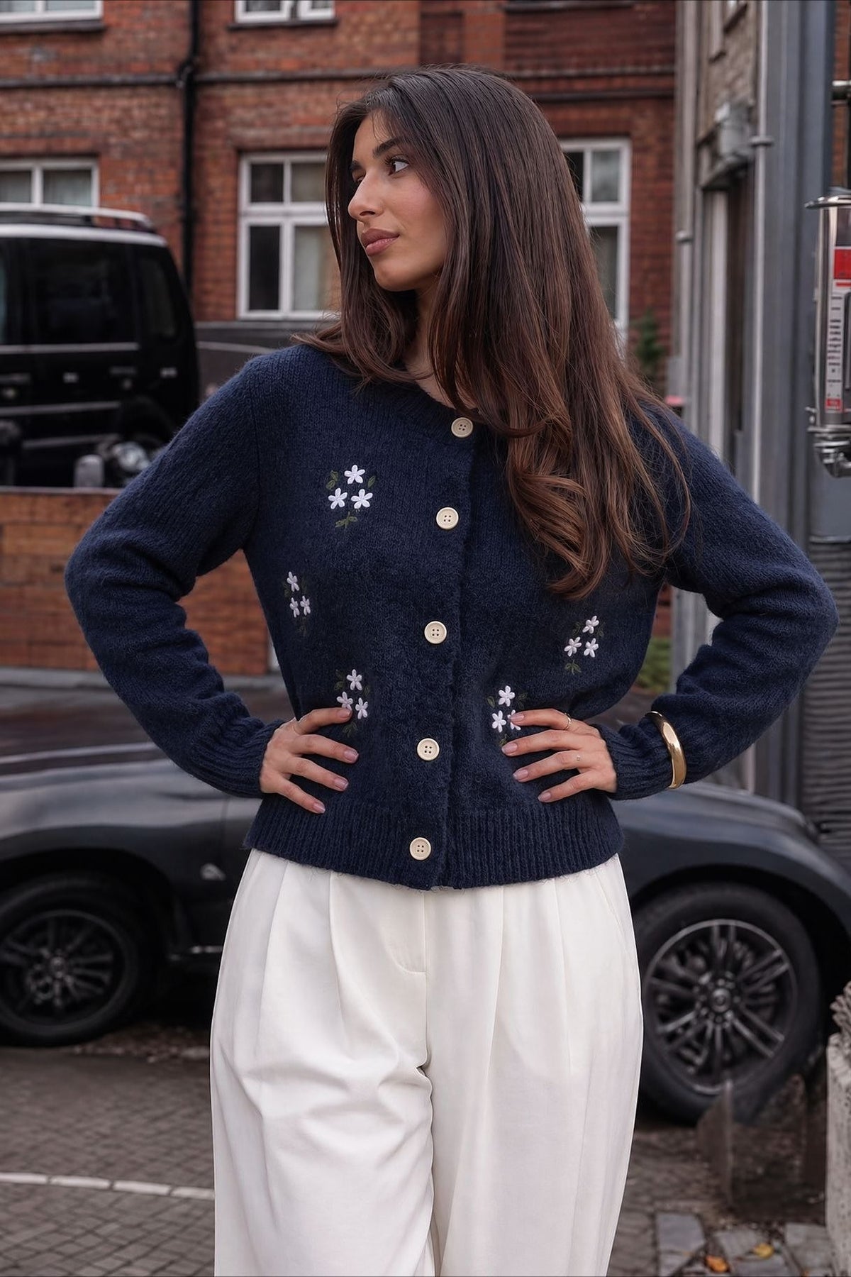 Floral Embroidered Cottagecore Cardigan