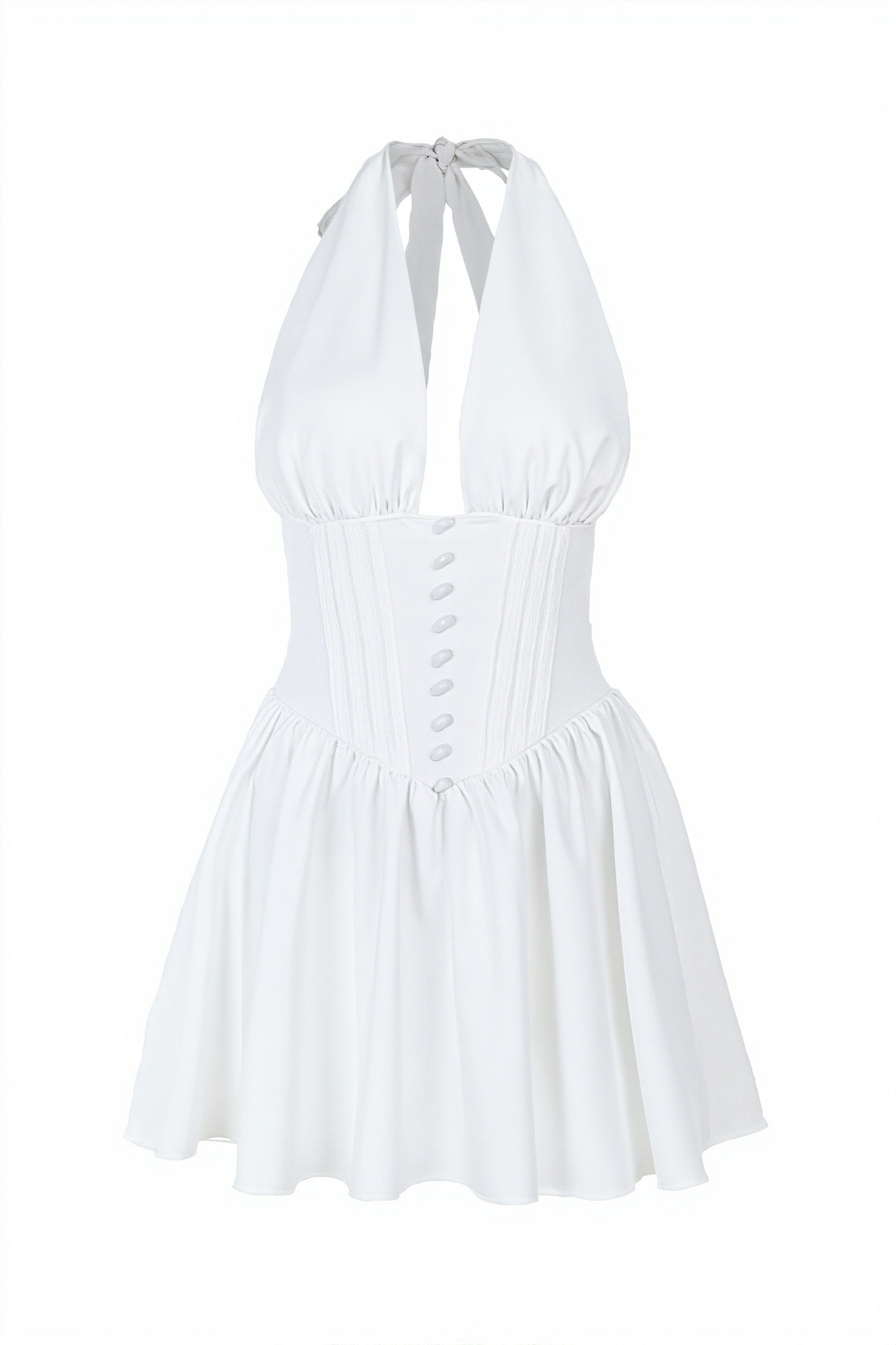 Elegant Halter Neck Slim Fit Bodycon Mini Dress