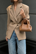 Notched Lapel Relaxed Fit Blazer