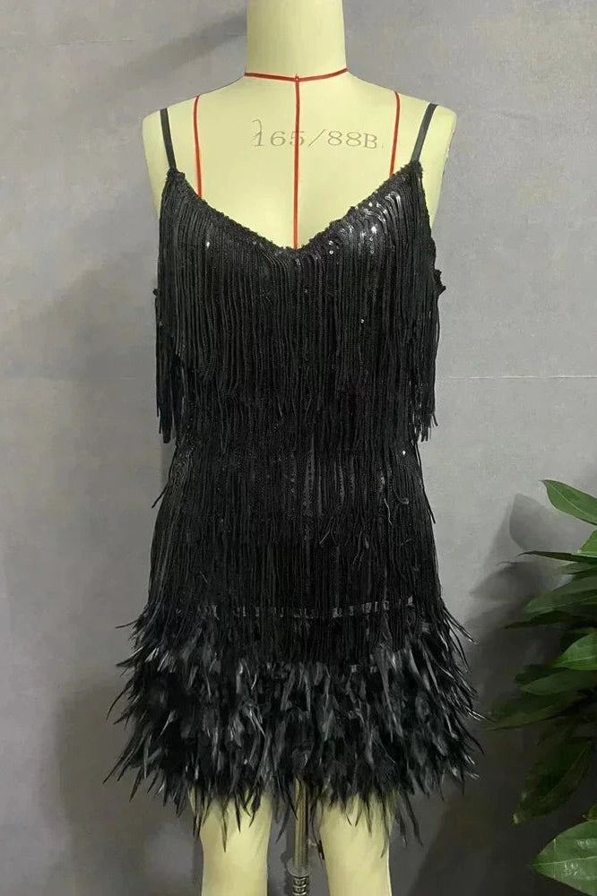 Glorol - Elegant Spaghetti Straps Mini Dresses