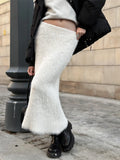 Glorol - High Waisted Slim Fit Windproof Skirt