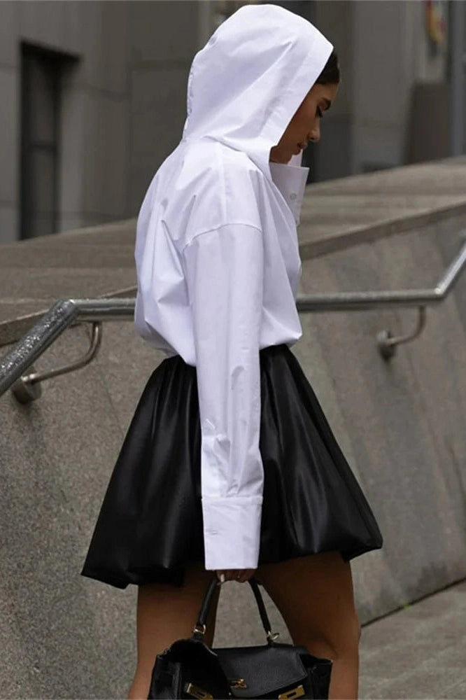 Glorol - Long Sleeve Patchwork Top