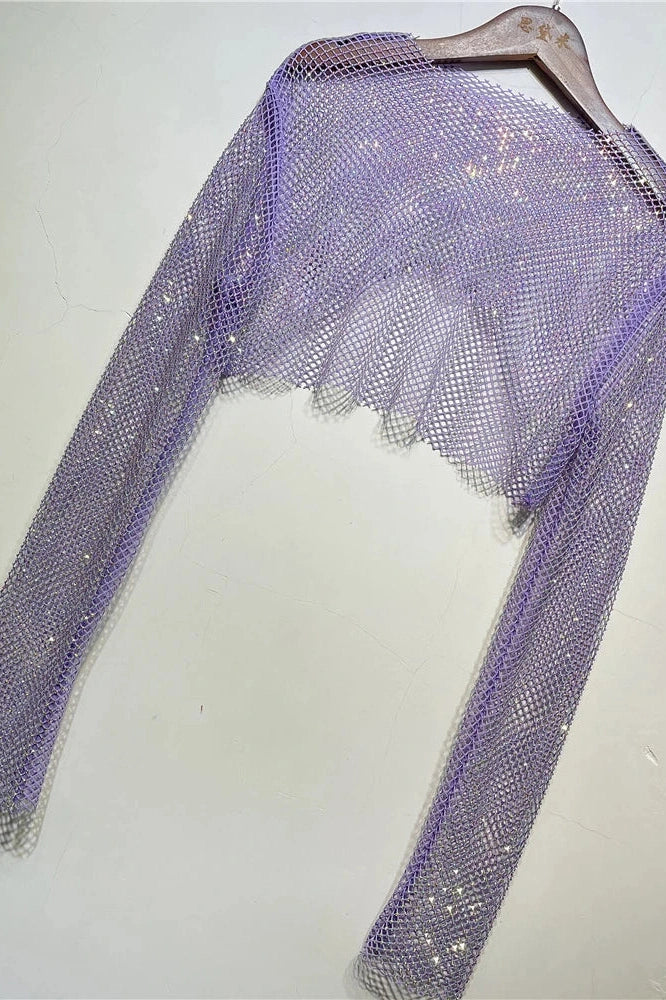 Glorol - Hollow Out Long Sleeve Top