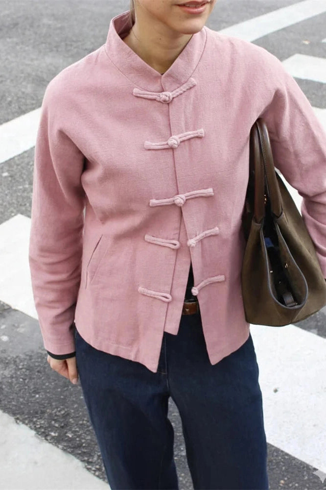 Glorol - Long Sleeve Loose Patchwork Top