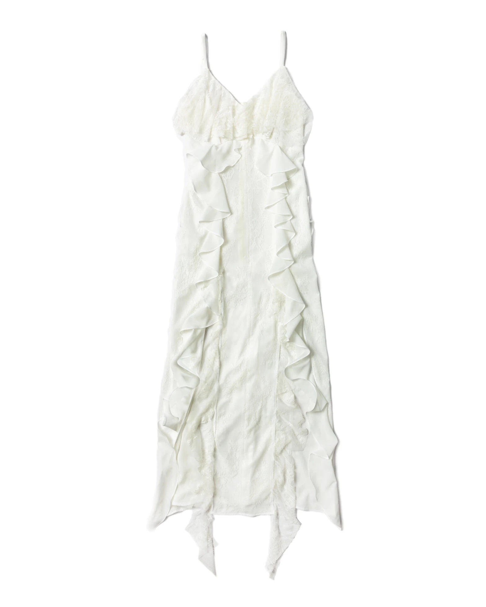 Glorol - Sleeveless Lace Slim Maxi Dress
