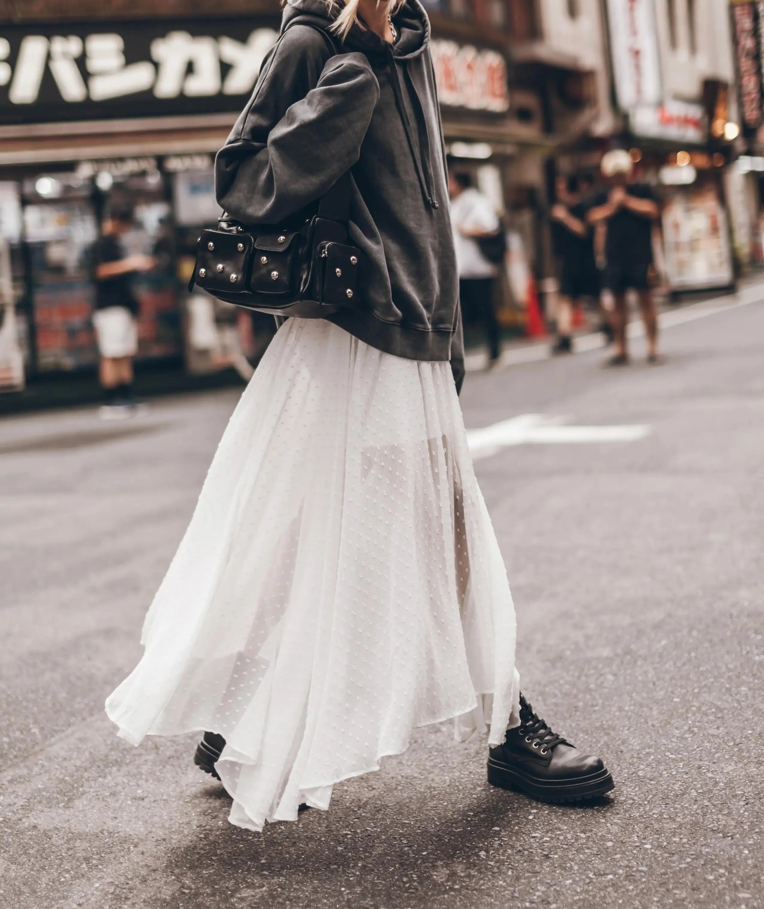 Glorol - Elegant Asymmetrical A-Line Skirt
