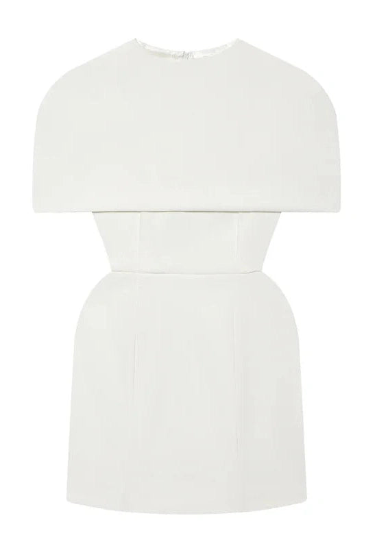 Glorol - Elegant Patchwork High Waist Mini Dress