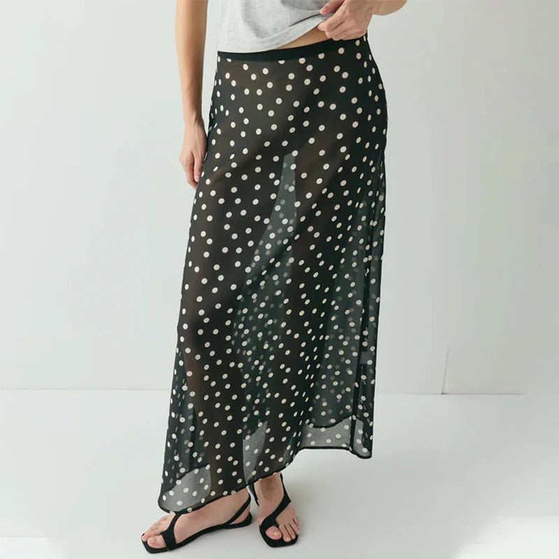Glorol - Polka Dot Loose Leisure Skirt