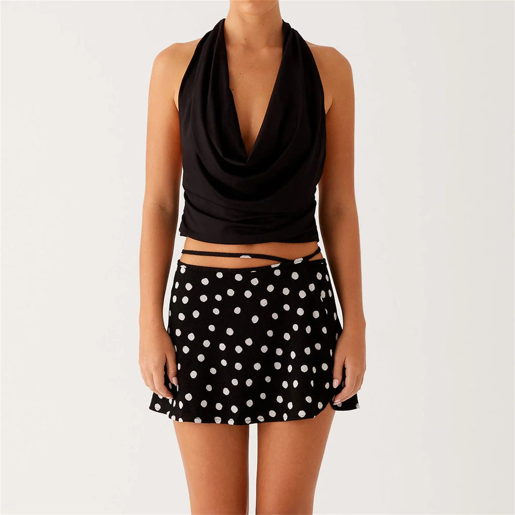 Glorol - Sleeveless Backless Top