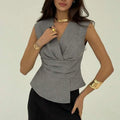 Glorol - Sleeveless Waist Top