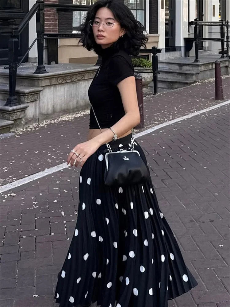 Glorol - High Waist Patchwork Skirt
