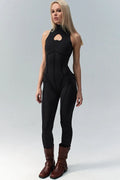 Glorol - Sleeveless Heart-Shaped Neck Jumpsuit