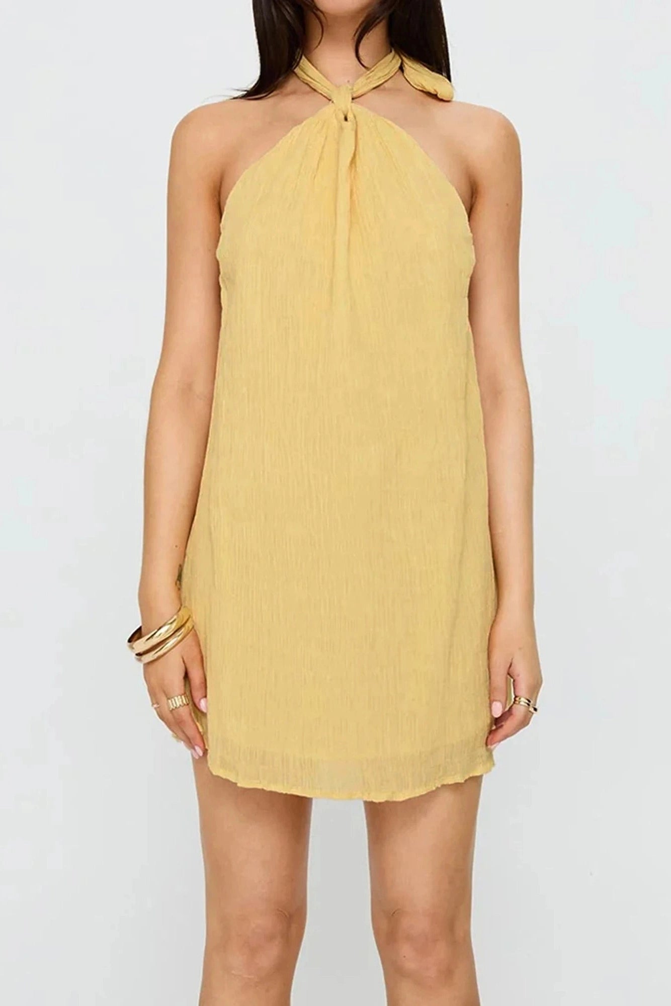Glorol - Elegant Sleeveless Mini Dress