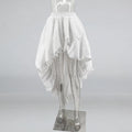 Glorol - High Waist Irregular Cotton Bud Skirt