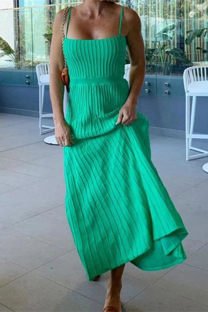Glorol - Backless High Waist Bodycon Maxi Dress