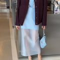 Glorol - High Waist See-Through Skirt