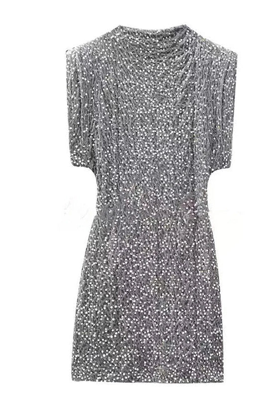 Elegant Hollow Out Sleeveless Slim High Waist Mini Dress