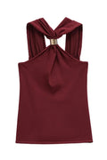 Glorol - Backless Patchwork Top