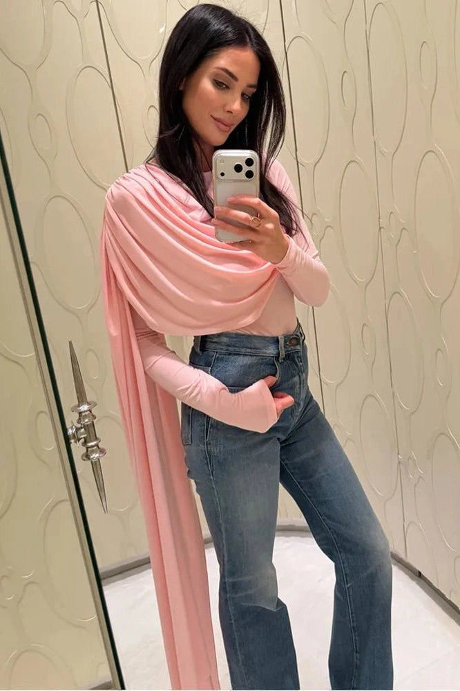 Glorol - 2026 See Through Long Sleeve Jumpsuit
