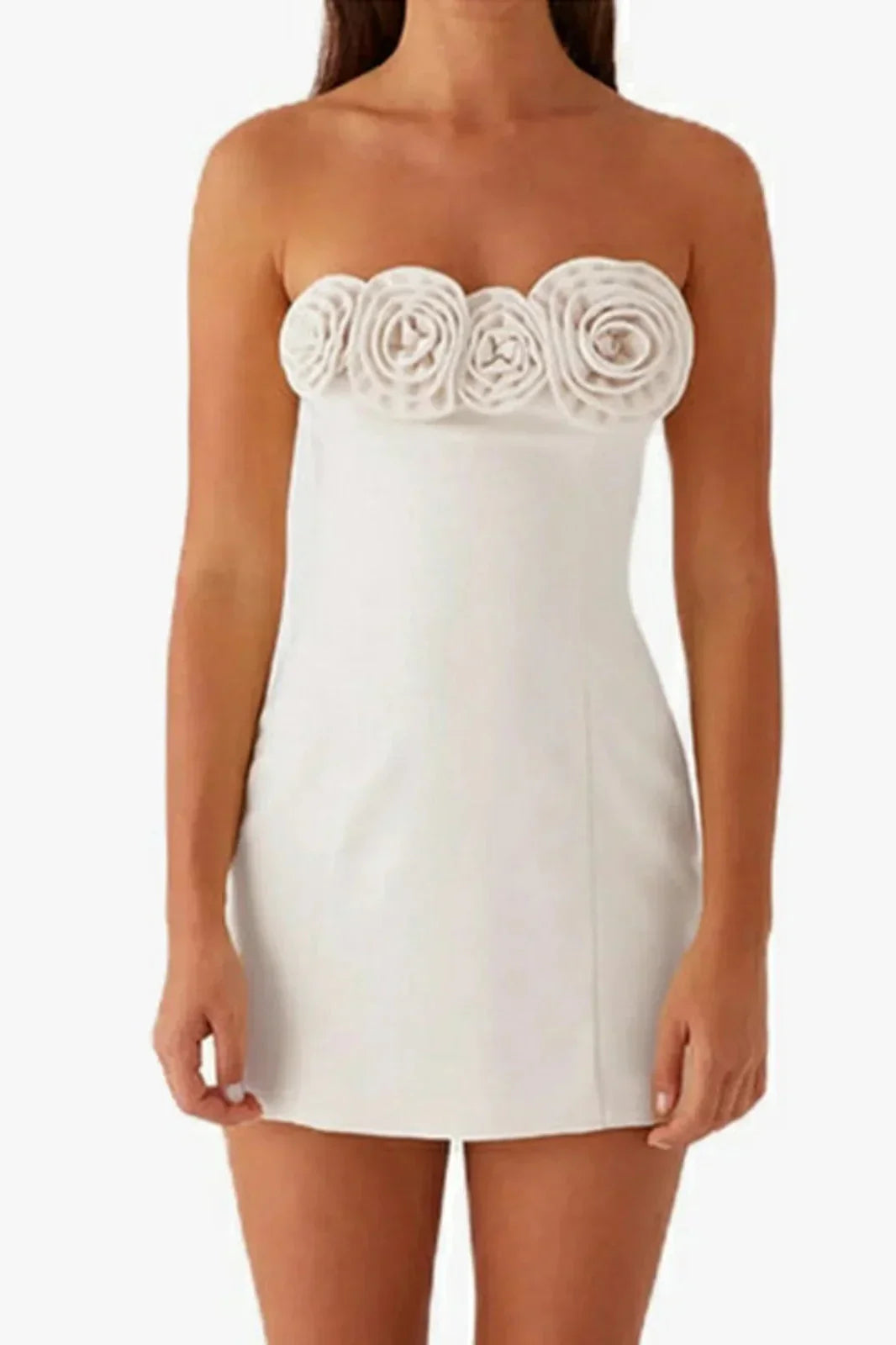Strapless Backless Slim Fit Mini Dress