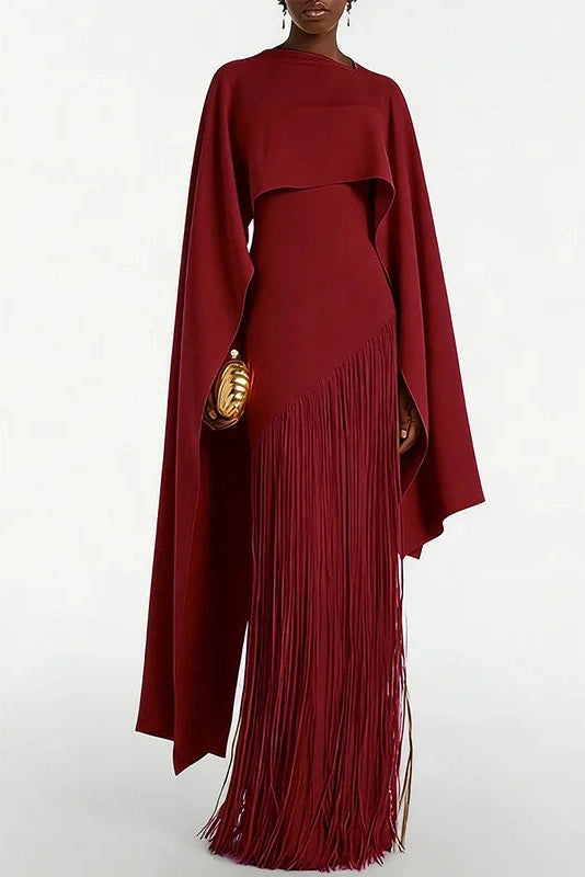 Glorol - Elegant Sleeveless O-Neck High Waist Maxi Dress