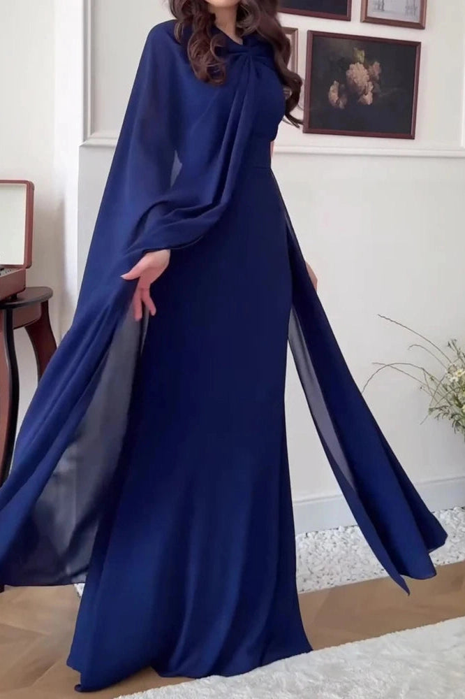 Glorol - Elegant High Waist Slim Maxi Dress