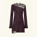 Glorol - Lace Long Sleeve Bodycon Mini Dress