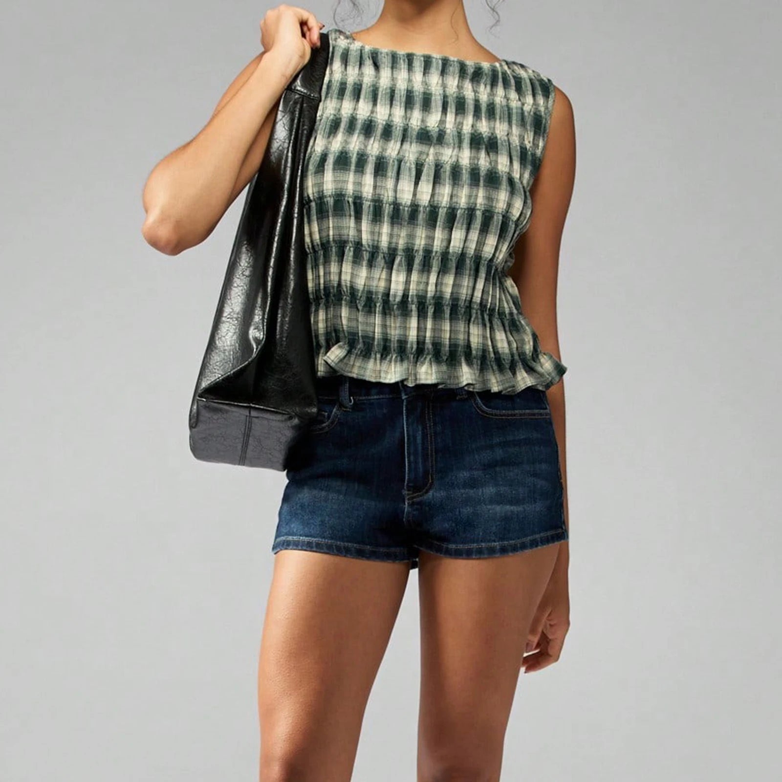 Glorol - Sleeveless Pleated Top