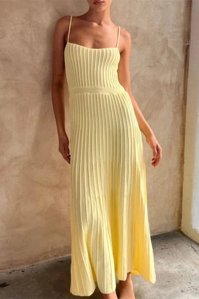 Glorol - Backless High Waist Bodycon Maxi Dress