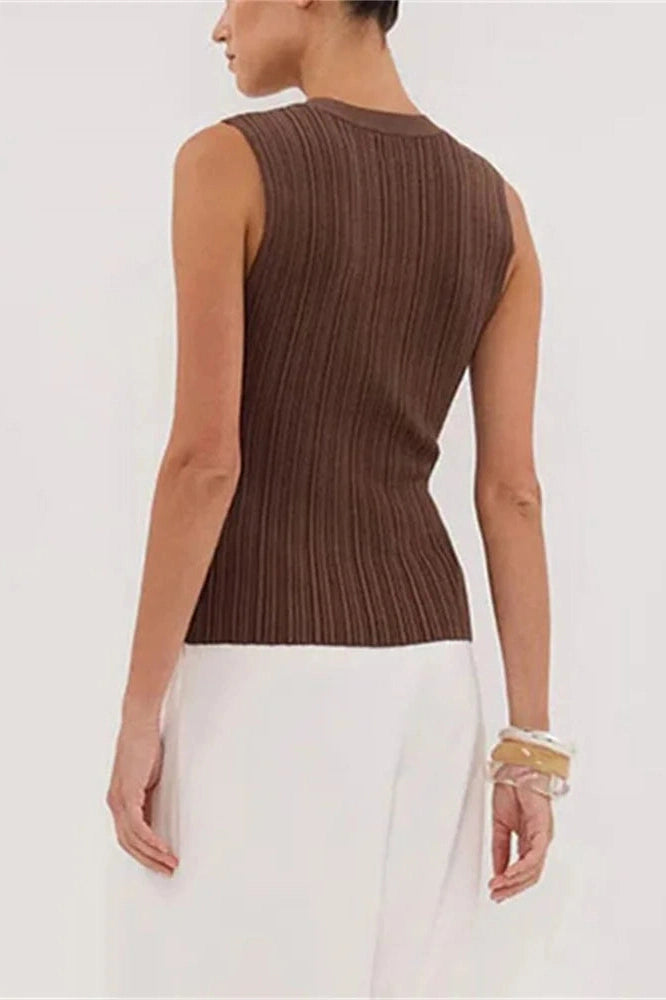 Glorol - Sleeveless Patchwork Top