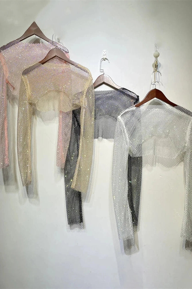 Glorol - Hollow Out Long Sleeve Top