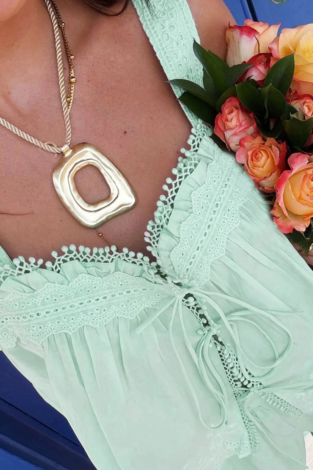 Glorol - Lace Sleeveless Top