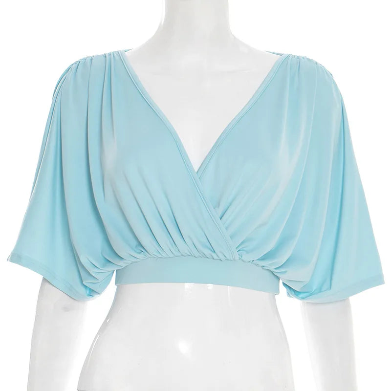 Glorol - Deep V-Neck Sleeveless Top