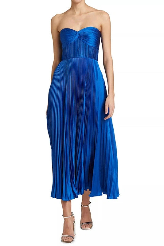 Glorol - Elegant High Waist Sleeveless Backless Maxi Dress