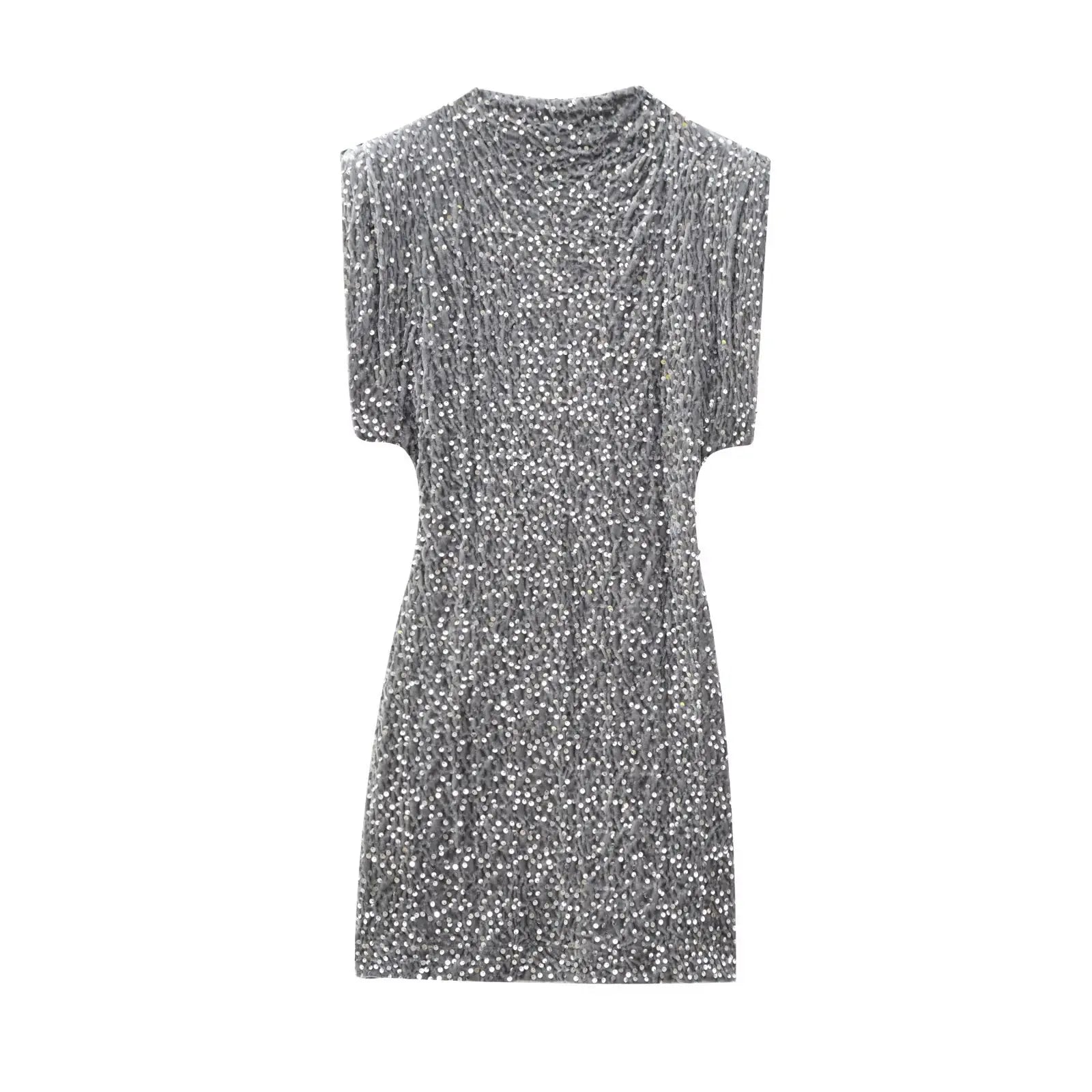 Glorol - Elegant Patchwork Sleeveless Mini Dress