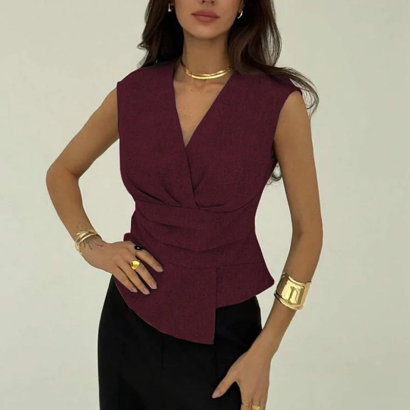 Glorol - Sleeveless Waist Top