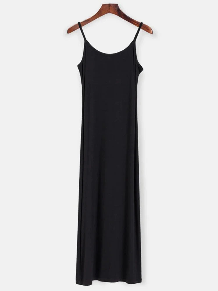 Glorol - See Through Loose Long Sleeve Knitted Maxi Dress