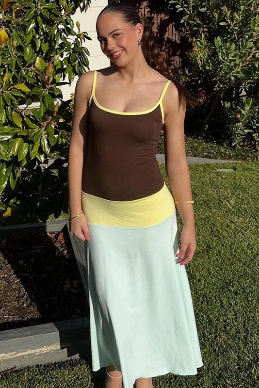 Elegant Sleeveless Slim Midi Dress