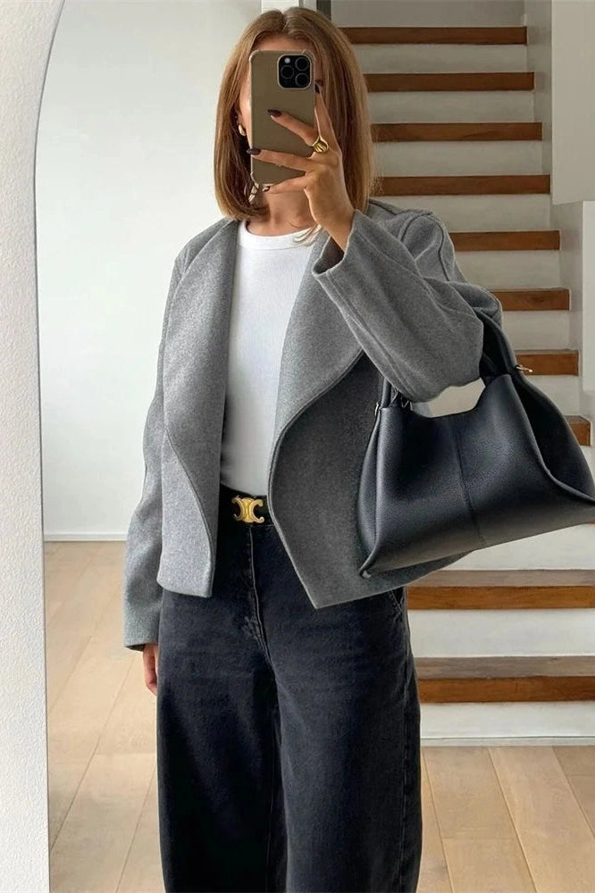 Glorol - Long Sleeve Patchwork Loose Top