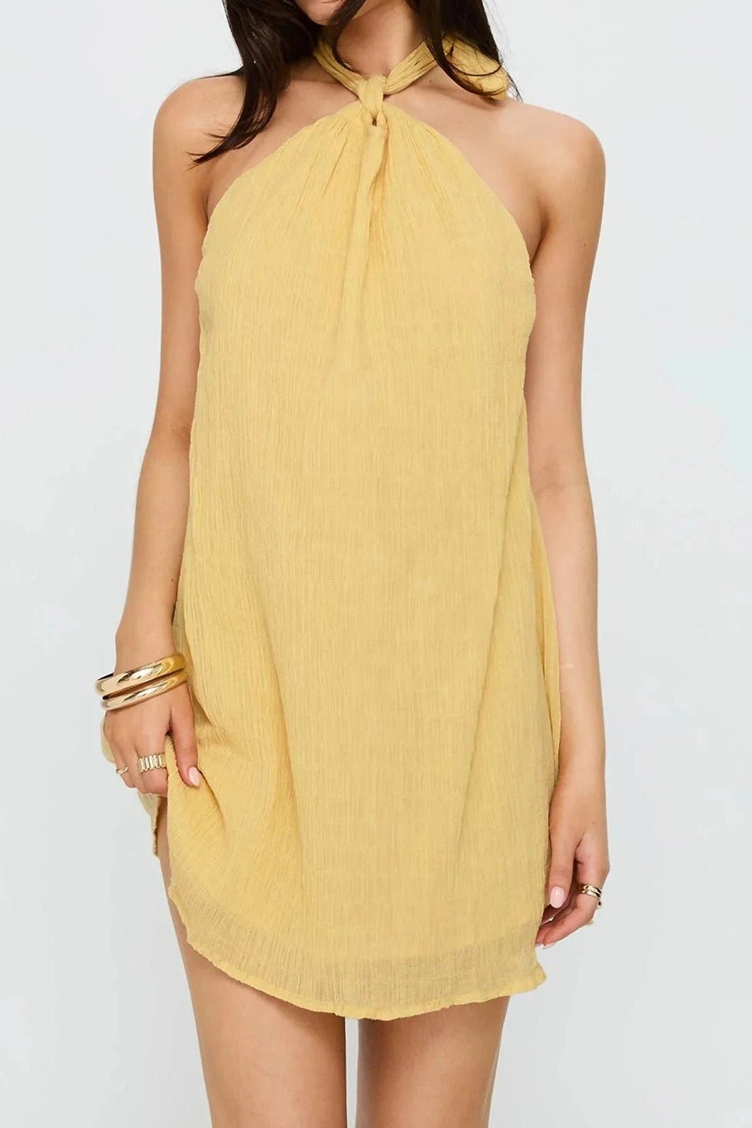 Glorol - Elegant Sleeveless Mini Dress