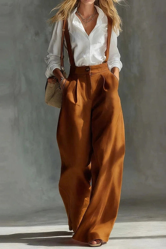 Glorol - Elegant Sleeveless Hollow Out High Waist Jumpsuit