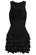 Glorol - See-Through Sleeveless Slim Bodycon Mini Dress