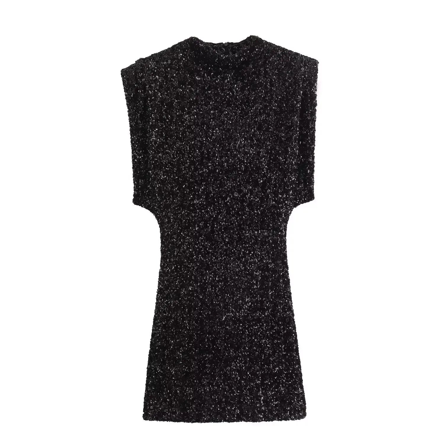 Glorol - Elegant Patchwork Sleeveless Mini Dress