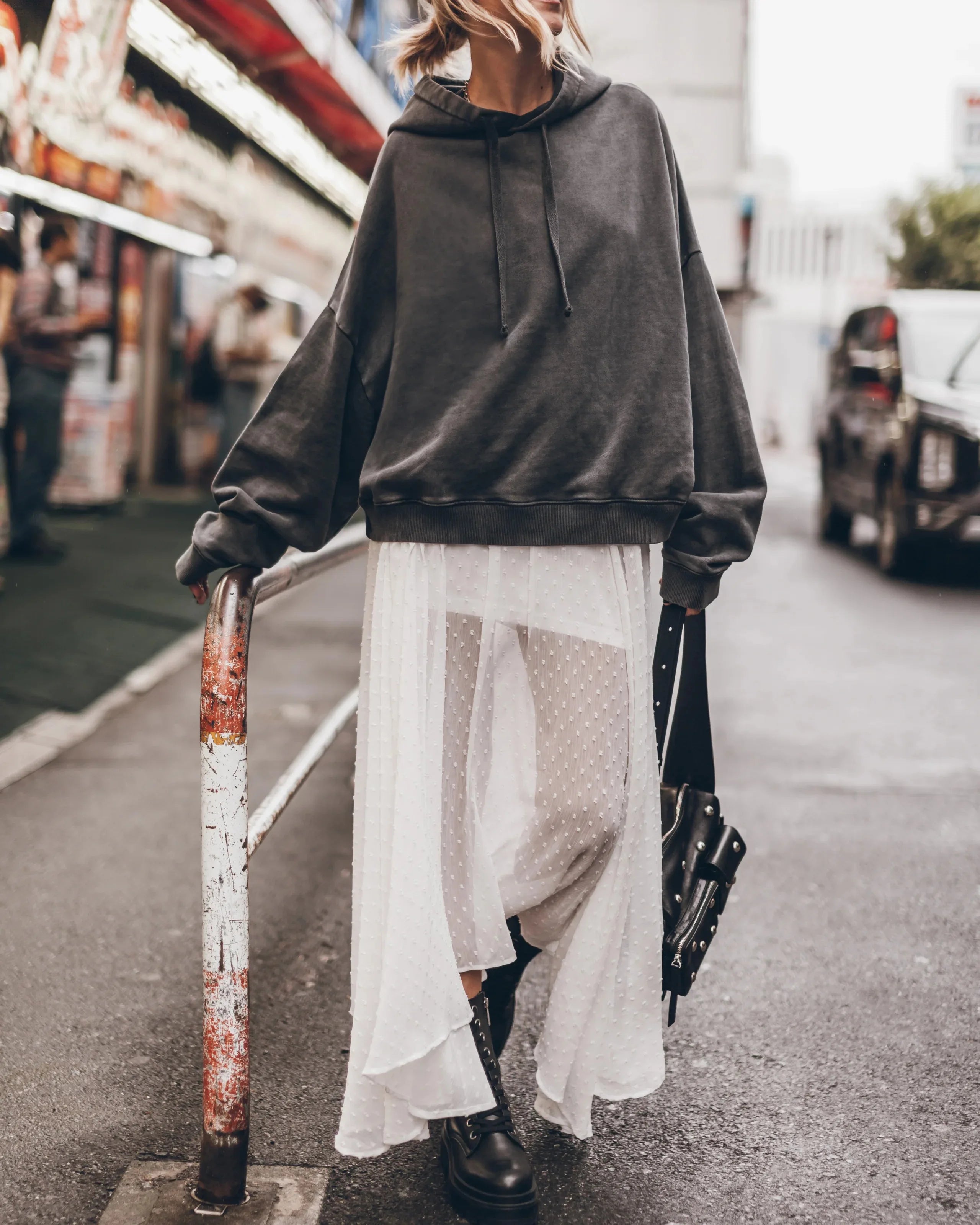 Glorol - Elegant Asymmetrical A-Line Skirt