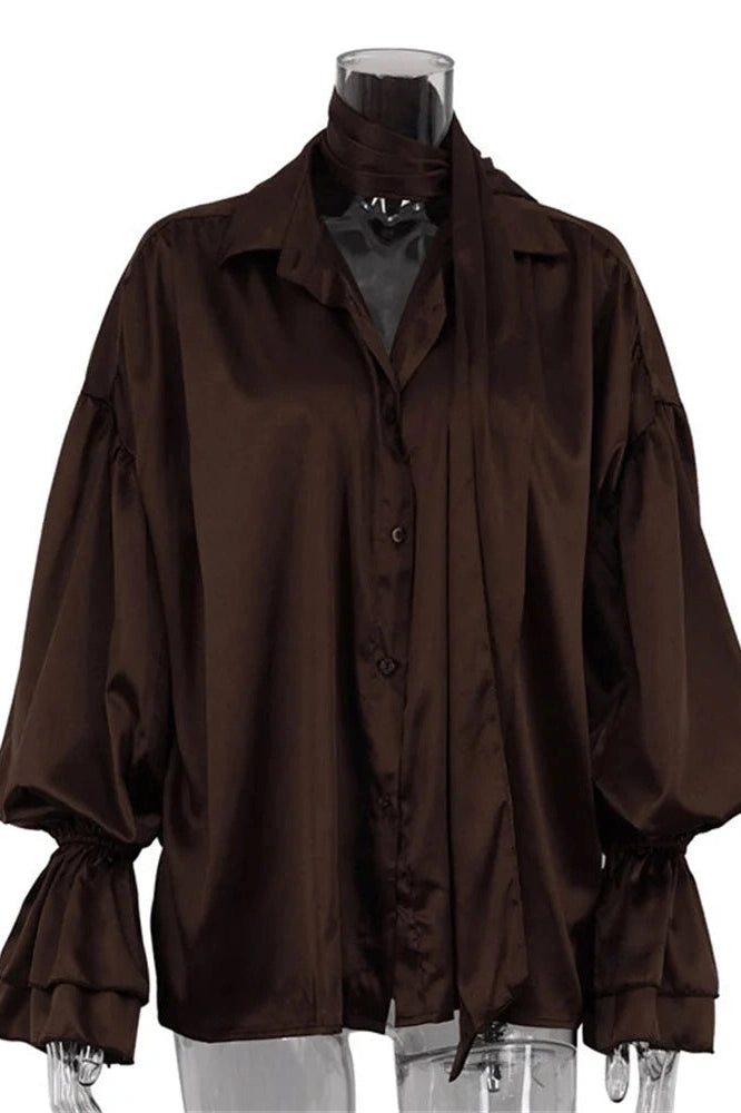 Glorol - Long Sleeve Patchwork Loose Top