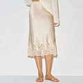 Glorol - High Waist Lace Patchwork Skirt