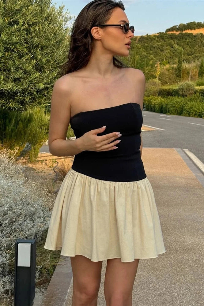 Glorol - Elegant Slim Bodycon Backless Off Shoulder Mini Dress