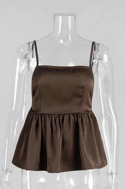Glorol - Backless Strap Sleeveless Top