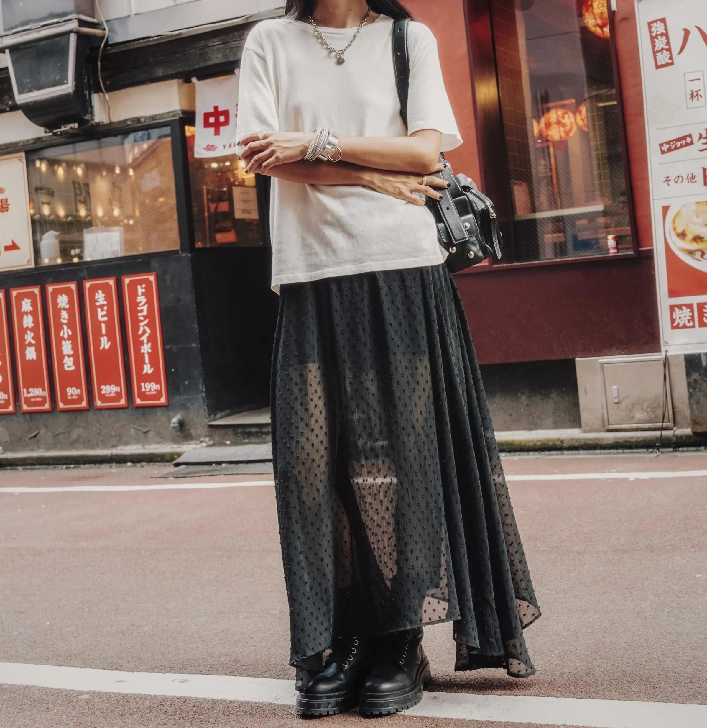 Glorol - Elegant Asymmetrical A-Line Skirt